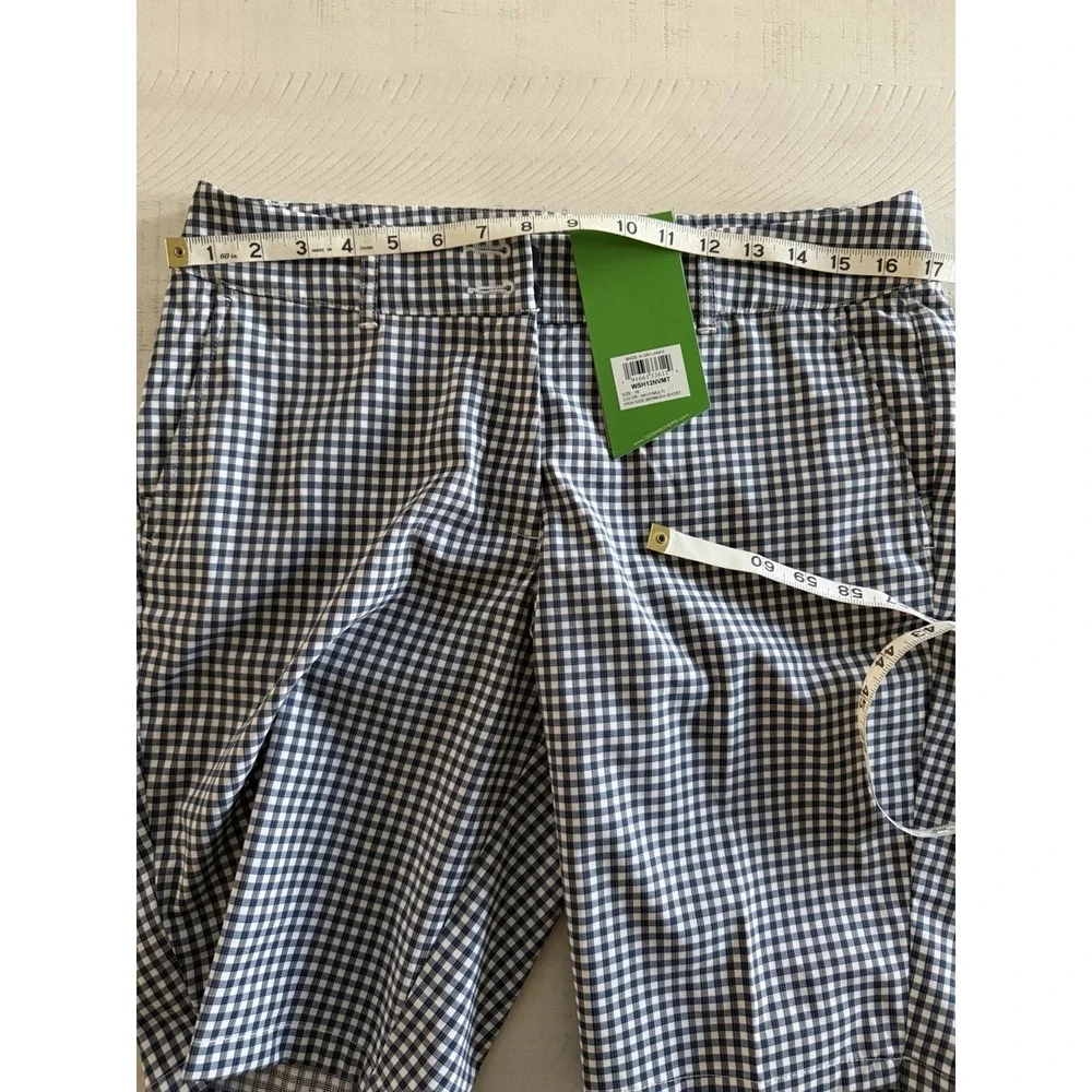 Skechers GO GOLF Women's Shorts NWT Size 10 GO DRI Moisture‎ Wicking Gingham